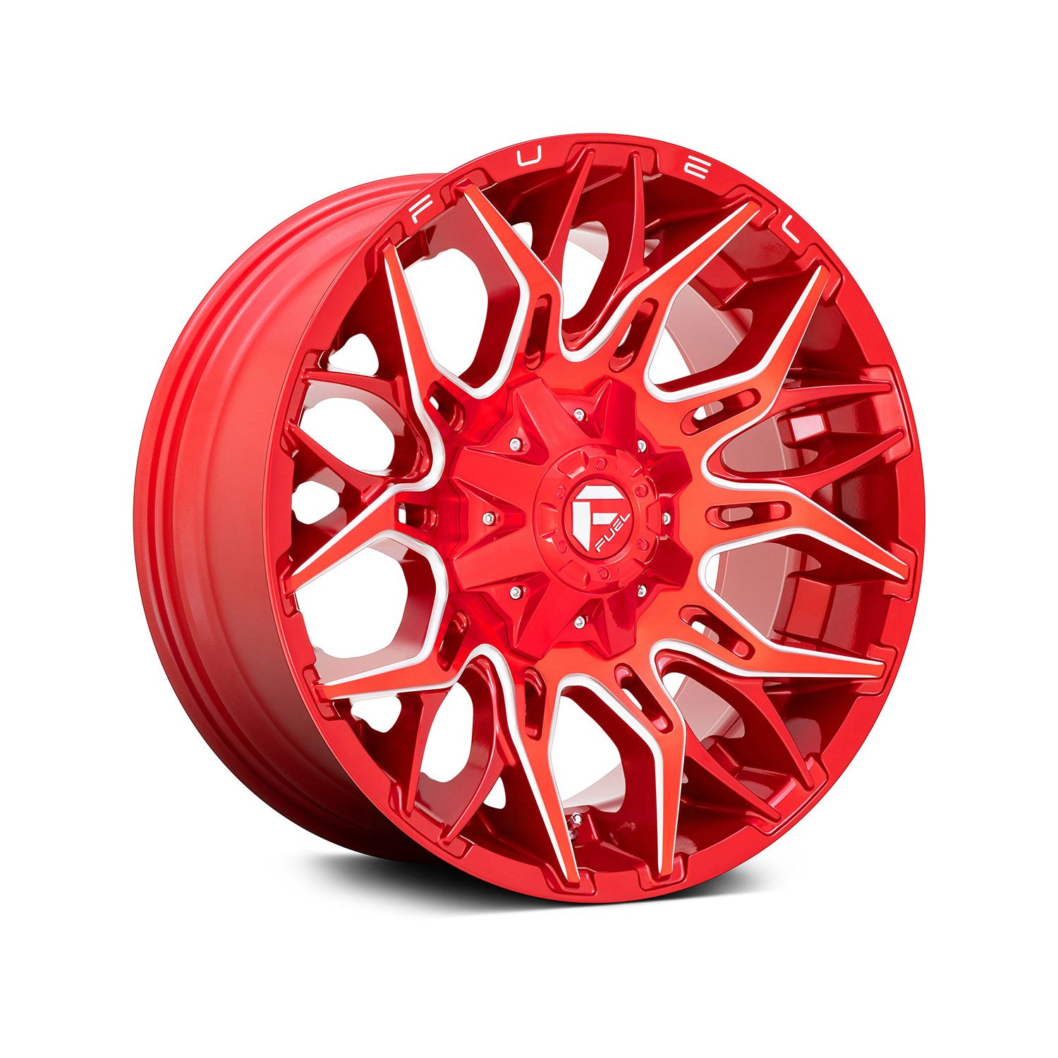 FUEL® - D771 TWITCH 1PC Candy Red with Milled Accents - Görsel 2